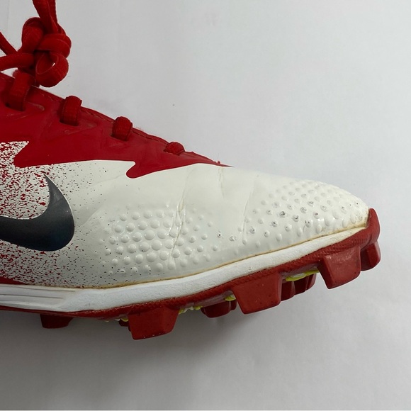 Nike Vapor # 852688-812 Baseball Cleats Red & White Men’s Size:7 - Picture 8 of 16